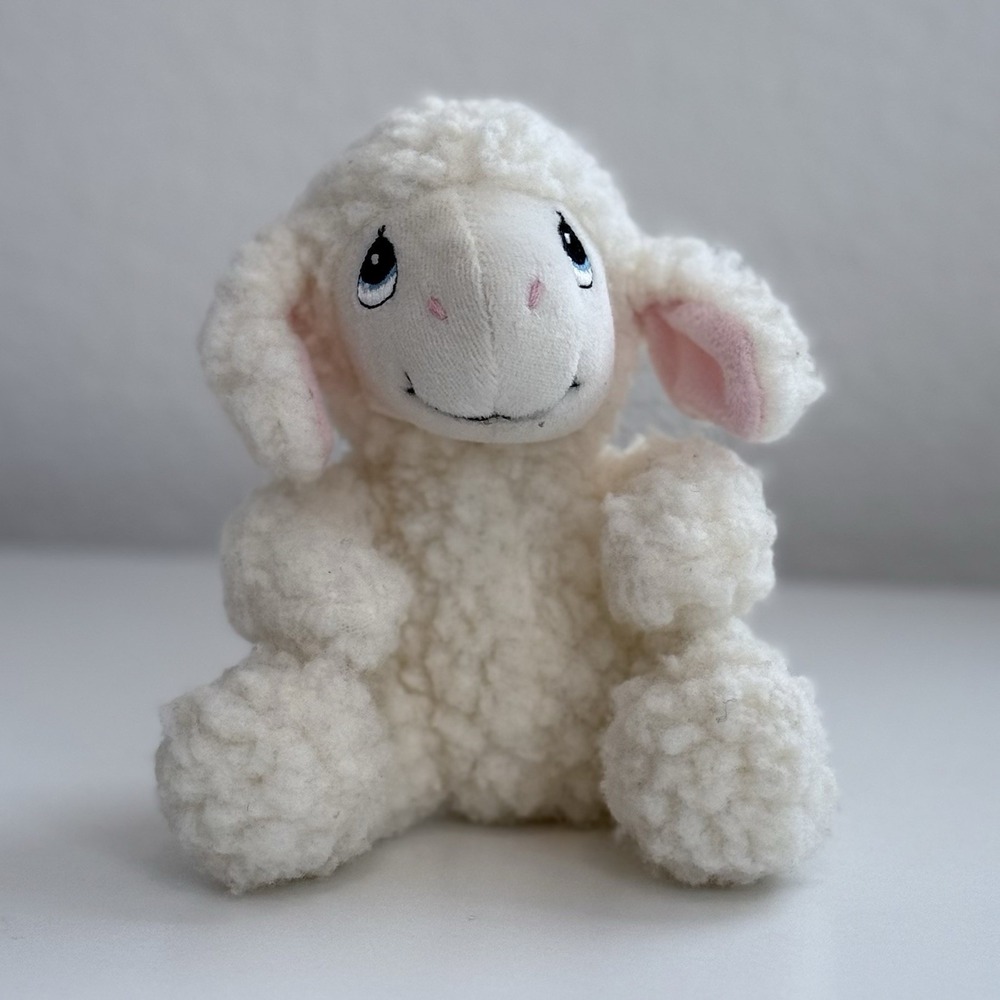 Vintage Precious Moments Luv Care 1999 Sheep Baby Lamb Plush Stuffed Animal Toy